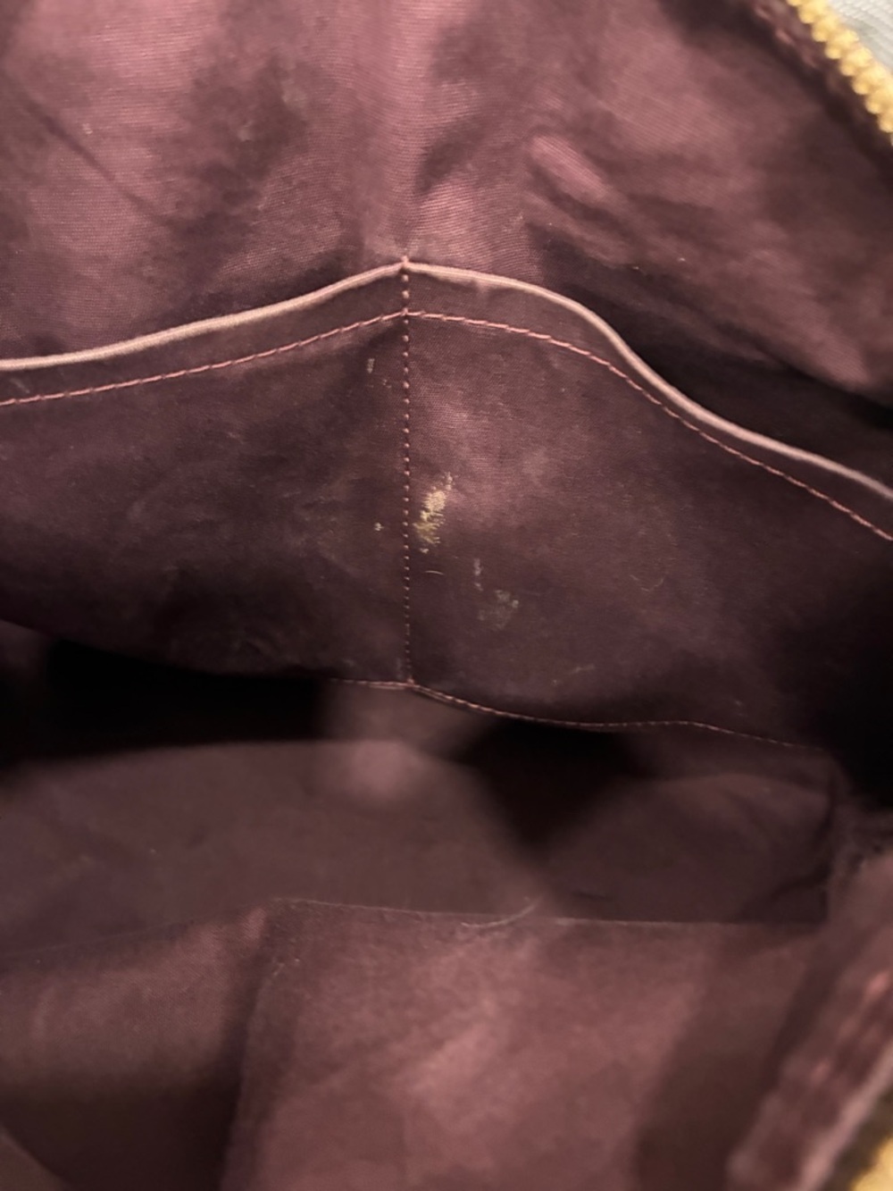 Louis Vuitton Mini Lin Speedy Doctor Bag Burgundy Monogram Satchel used-30 - Picture 5 of 10